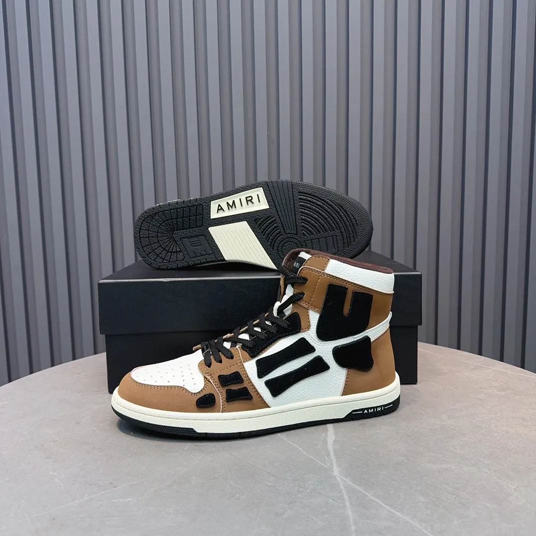 Men's shoes💰620💰 AMIRI AMIRI trendy brand hot sale🔥 Available all year round✅Couples💑 Official website synchronization Imported fabrics 1⃣️ratio 1⃣️Re-engraved, original factory special original sole, 35-45 (38.45. Non-refundable)